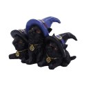 Trzy koty - Familiar Felines Black Cats in Witches Hats Figurine 9,8cm