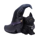 Witches Cat and Hat Figurine 10.5cm - Prue czarny kot