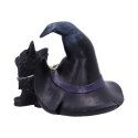 Witches Cat and Hat Figurine 10.5cm - Prue czarny kot