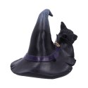 Witches Cat and Hat Figurine 10.5cm - Prue czarny kot