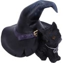 Witches Cat and Hat Figurine 10.5cm - Prue czarny kot