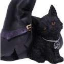 Witches Cat and Hat Figurine 10.5cm - Prue czarny kot