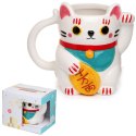 Kubek ceramiczny Kot Szczęścia Maneki Neko 450ml