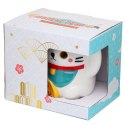 Kubek ceramiczny Kot Szczęścia Maneki Neko 450ml