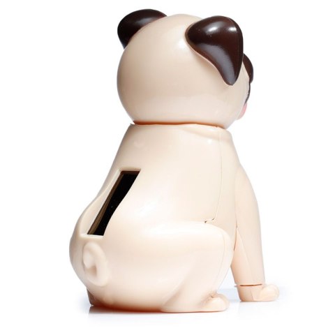 Figurka solarna - Pies Mops na baterie słoneczne