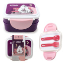 Pudełko na lunch Bento Clip Lock ze sztućcami Moomin - Muminki