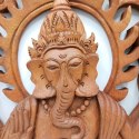 Dekoracyjny Drewniany Panel Ścienny - Ganesha 40 cm