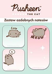 KOT PUSHEEN - samoprzylepne karteczki indeksujące notesy 3 szt.