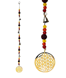 Feng Shui zawieszka Bells string Flower of life - Dzwonki Kwiat życia