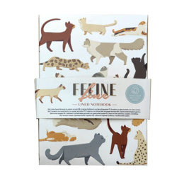 Notatnik A5 w linie Kot Feline Fine Cats