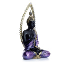 Purpurowo-czarny Tajski Budda - Medytacja 25cm