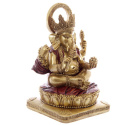 Statuetka Złoto Czerwony Ganesh 14cm