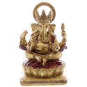 Statuetka Złoto Czerwony Ganesh 14cm