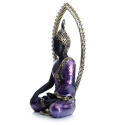 Purpurowo-czarny Tajski Budda - Medytacja 25cm