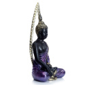 Purpurowo-czarny Tajski Budda - Medytacja 25cm