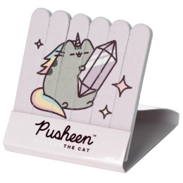 Kot Pusheen Jednorożec - Zestaw 6 Pilników do paznokci - różowy