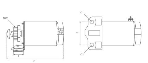 Nowy rozrusznik silniki JOHN DEERE [CV12.5] [CV14]