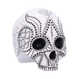 Czaszka Pointilist Skull Figurine (Large) 13.8cm