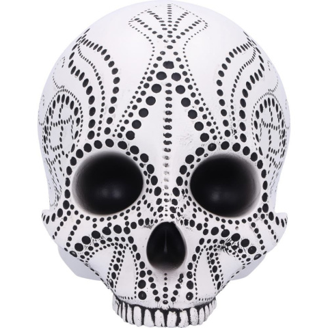 Czaszka Pointilist Skull Figurine (Large) 13.8cm