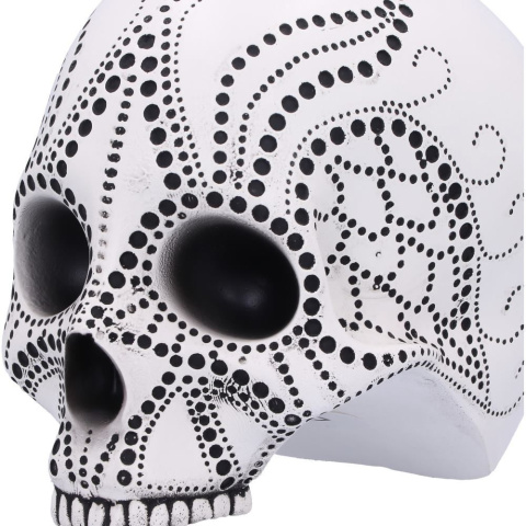 Czaszka Pointilist Skull Figurine (Large) 13.8cm