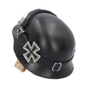 Czaszka Iron Cross Helmet and Goggles Biker Skull 15,5cm