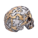 Czaszka Tribal Traditions Large Metallic Skull Ornament 19,5cm