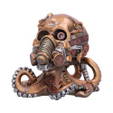 Czaszka Octo Respiration Bronze Steampunk Skull 18cm