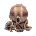 Czaszka Octo Respiration Bronze Steampunk Skull 18cm