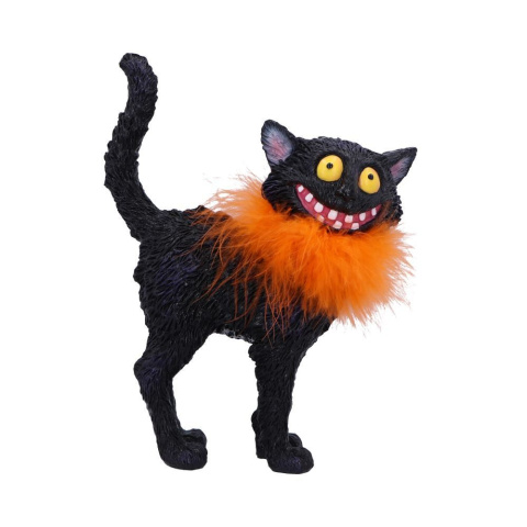 Furdinand Black Cat Feather Boa 23cm - czarny kot