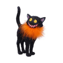 Furdinand Black Cat Feather Boa 23cm - czarny kot