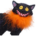 Furdinand Black Cat Feather Boa 23cm - czarny kot