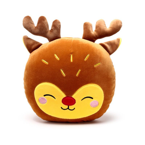 Świąteczni Przyjaciele Rudolf Pluszowa poduszka i koc podróżny 2w1