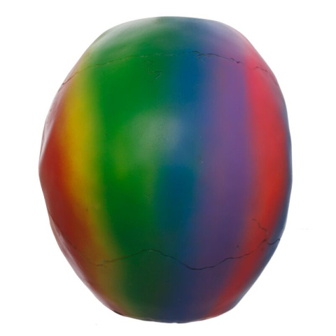 Dekoracyjna Tęczowa Czaszka - skull 12cm