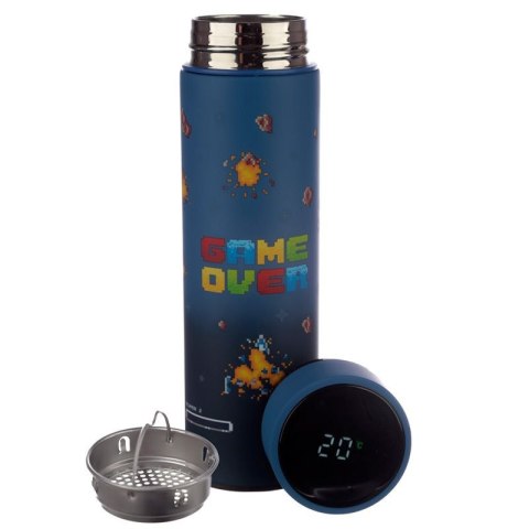 Butelka termiczna z termometrem Game Over 450ml