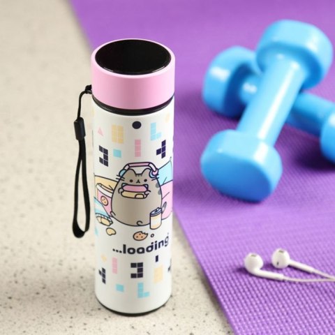 Butelka termiczna z termometrem Pusheen Kot Gaming 450ml