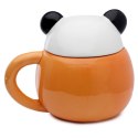 Ceramiczny kubek z przykrywką Podglądająca Panda 450ml