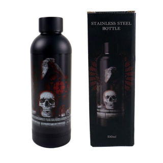 Metalowa butelka termiczna Gothica czaszki 500ml