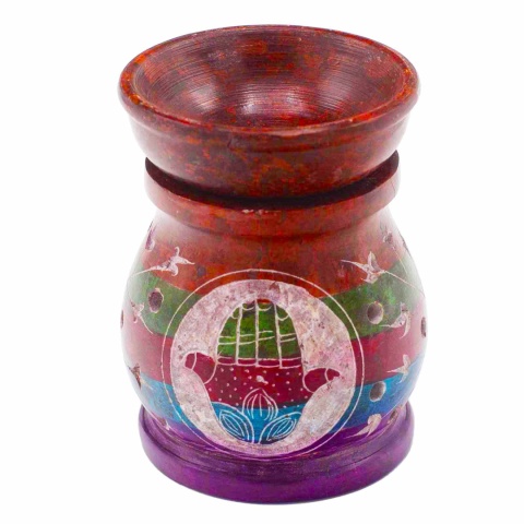 Kominek Zapachowy ze Steatytu - Hamsa (5 kolorów) 10cm
