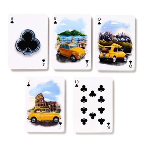 Standardowa talia kart do gry - Fiat 500