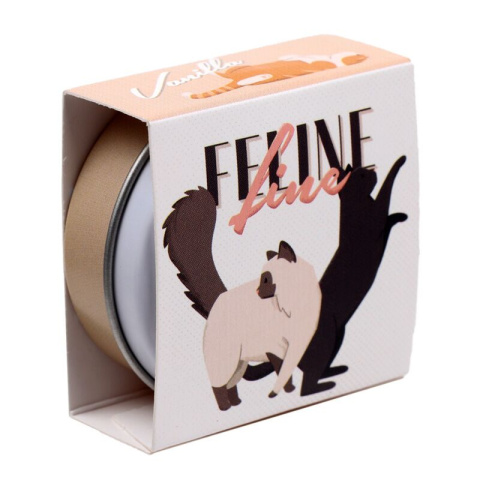 Balsam do ust w puszce Feline Fine Cat - wanilia