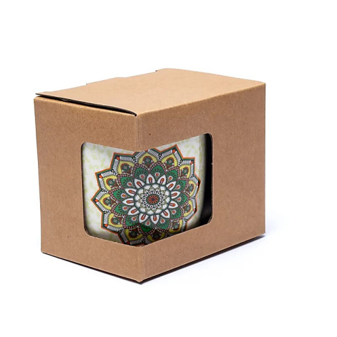 Kubek z zaparzaczem Mandala green 400ml