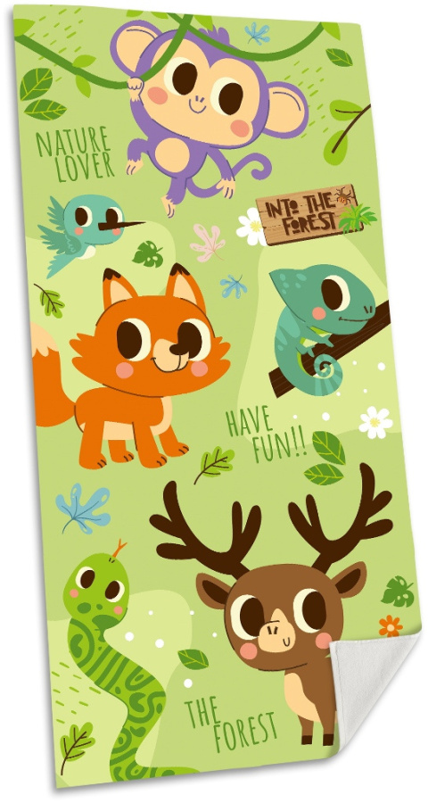 Ręcznik plażowy Into The Forest - 70x140 cm