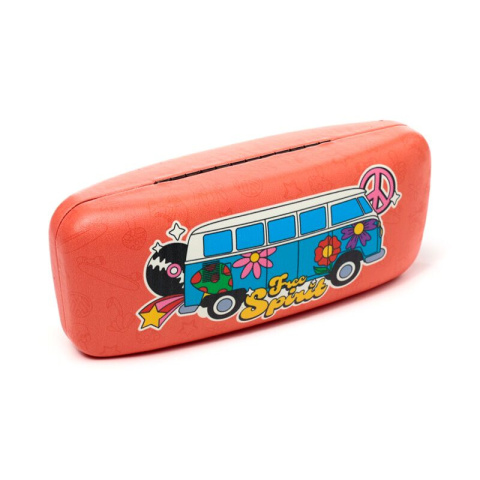 Etui na okulary przeciwsłoneczne Volkswagen VW T1 Camper Bus Retro Red