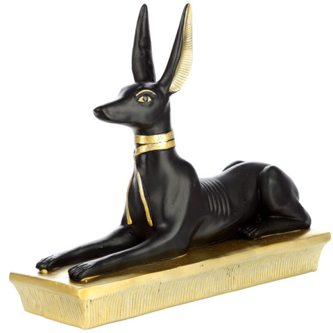 Figurka - Leżący Anubis Izyda