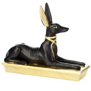 Figurka - Leżący Anubis Izyda