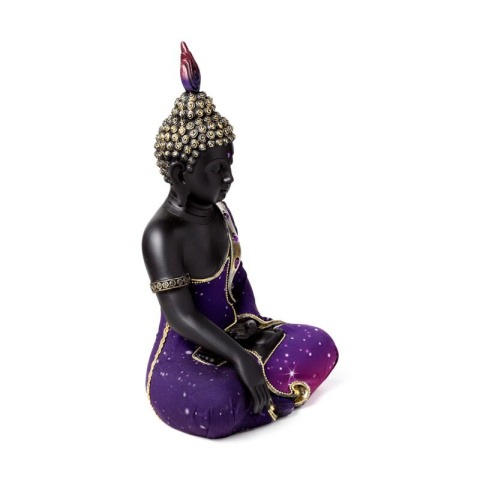 Fioletowo-czarna figurka - Budda-Medytacja 30cm
