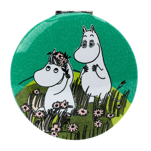 Lusterko kompaktowe - Moomin - Muminki - zielone