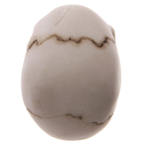 Ozdoba - Straszliwa Czaszka z czerwonymi oczami - 3,5 cm