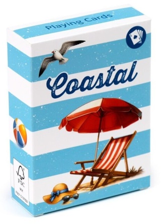 Standardowa talia kart do gry - Coastal - plaża