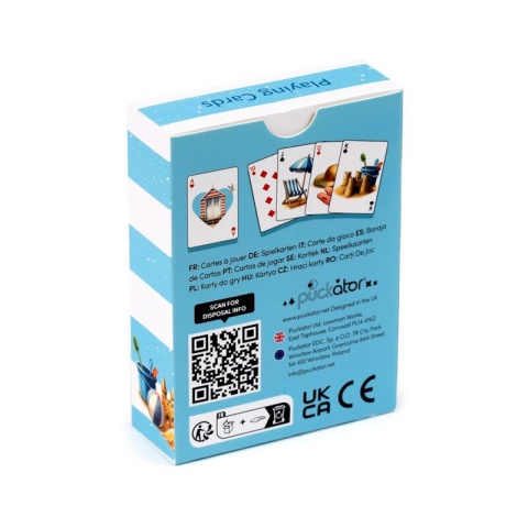 Standardowa talia kart do gry - Coastal - plaża